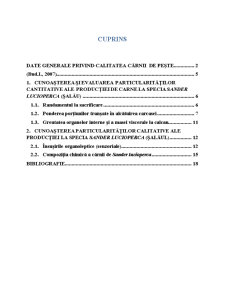 Controlul calității cârnii de șalău - Pagina 1