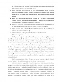 Cetățenia Uniunii Europene - Drepturile și obligațiile cetățenilor - Pagina 5