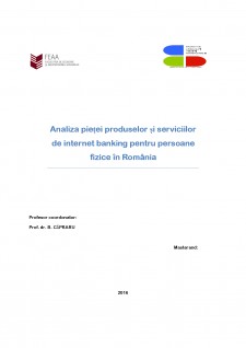 Analiza pieței produselor și serviciilor de internet banking pentru persoane fizice în România - Pagina 1