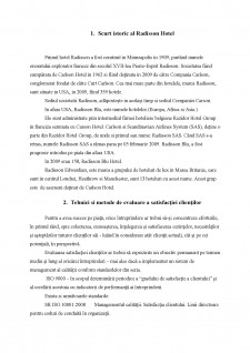 Metode utilizate în evaluarea satisfacției clienților la Radisson Blu Hotel - Pagina 4