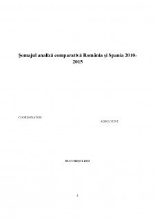 Șomajul analiză comparativă România și Spania 2010-2015 - Pagina 2