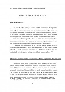 Tutelă administrativă - Pagina 1
