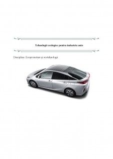 Ecotehnologii aplicabile în industria auto - Pagina 1