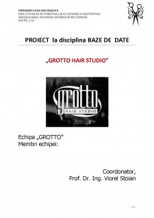 Baze de date - Grotto Hair Studio - Pagina 1