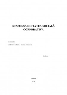 Responsabilitatea socială corporativă - Pagina 1