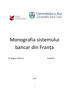 Monografia sistemului bancar din Franța - Pagina 1