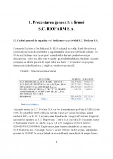 Analiza surselor de finanțare ale întreprinderii studiu de caz SC Biofarm SA - Pagina 3