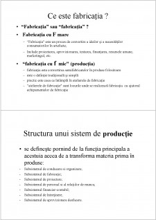 Sisteme de fabricație - Pagina 1