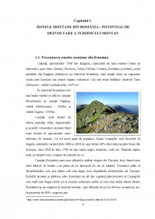 Zonele montane din România - Pagina 1
