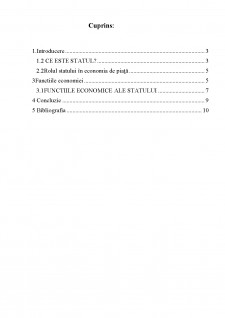 Rolul statului în economia de piață - Funcțiile economice și sociale ale statului - Pagina 2