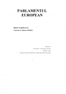 Parlamentul european - Pagina 1