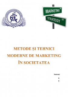 Metode și tehnici moderne în societatea informationla - Pagina 1