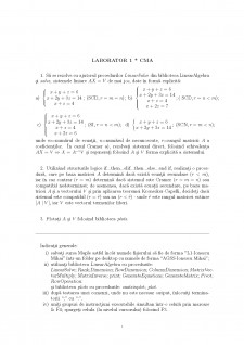 Calcul matriceal avansat lab1 rezolvări - Pagina 1