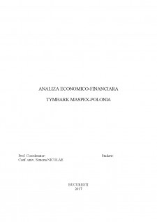 Analiza economico-financiară Tymbark Maspex-Polonia - Pagina 1