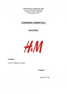 Economia comerțului - magazinele - Pagina 1