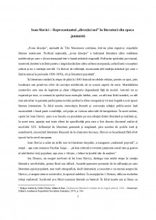 Ioan Slavici - Reprezentantul direcției noi în literatură din epoca junimistă - Pagina 1