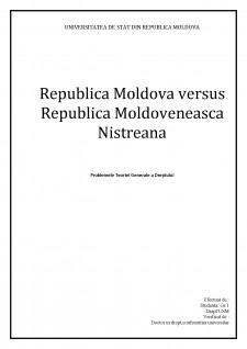Republica Moldova versus Republica Moldovenească Nistreana - Pagina 1