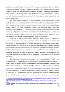 Importanța și rolul Mitropolitului Andrei Șaguna la dezvoltarea limbii române și locul sau în istorie - Pagina 5