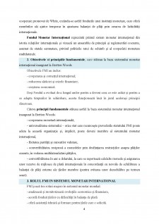 UE și instituțiile financiare globale - Fondul Monetar Internațional (FMI) - Rolul și moralitatea acestei instituții - Pagina 4