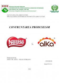 Confruntarea produselor Nestle vs Alka - Pagina 1