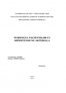 Nursingul pacienților cu hipertensiune arterială - Pagina 2