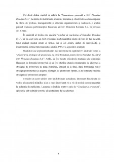 Elaborarea strategiei de promovare pentru produsul Heineken la S.C Heineken România S.A - Pagina 5