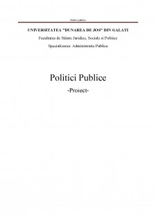 Politici publice - Pagina 1