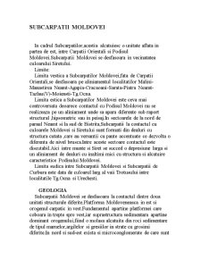 Subcarpații Moldovei - Pagina 1