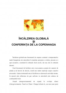 Încălzirea globală și conferința de la Copenhaga - Pagina 1