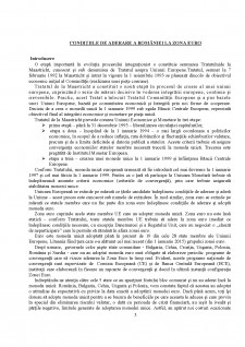 Condiții de aderare a României la zona euro - Pagina 3