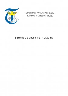 Sisteme de clasificare în Lituania - Pagina 1