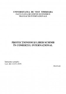 Protecționism și liber schimb în comerțul internațional - Pagina 4