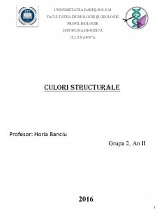Culori structurale - Pagina 1