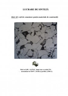 Oțel de cementare pentru materiale de construcții - Pagina 1