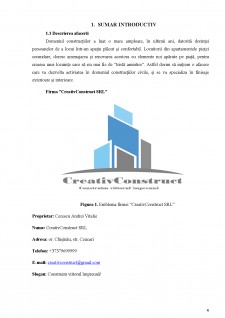 Elaborarea planului de afaceri a firmei de construcții CreativConstruct SRL - Pagina 4