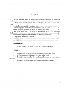 Analiza juridică a autonomiei locale din Republica Moldova - Pagina 1