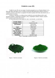 Obținerea oxidului de crom (pigment verde) - Pagina 5