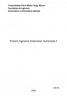 Ingineria sistemelor automate II - Pagina 1