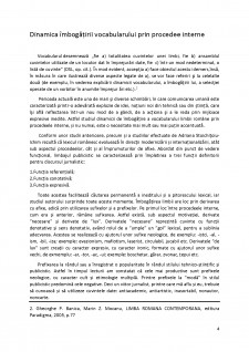 Comentariu Vocabularul limbii române actuale de Adriana Stoichitoiu-Ichim - Pagina 4