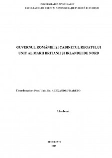 Guvernul României și cabinetul Regatului Unit al Marii Britanii și Irlandei de Nord - Pagina 1