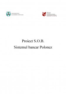 Sistemul bancar Polonez - Pagina 1
