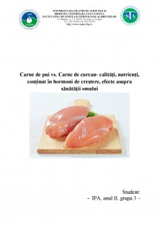 Carne de pui vs Carne de curcan - Pagina 1