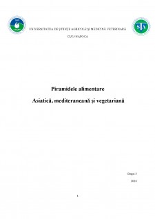 Piramidele alimentare Asiatică, mediteraneană și vegetariană - Pagina 1