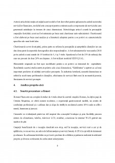 Evaluarea calității serviciilor - Metoda servqual - Studiu de caz Hotel Roman Plaza - Pagina 3