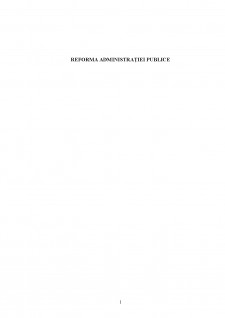 Reforma administrație publice - Pagina 1