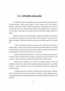 Statutul primarului în România comparativ cu alt stat membru al Uniunii Europene - Pagina 5