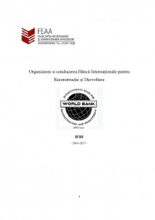 Organizarea și conducerea Băncii Internaționale pentru Reconstrucție și Dezvoltare - Pagina 1