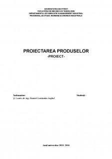 Proiectarea produselor - Pod rulant - Pagina 1