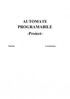Automate programabile - Program sistem de rotire a 4 pompe de apă intrun bazin de incantație - Pagina 1