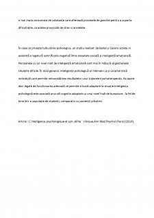 Inteligența psihologică și sănătatea mentală - Pagina 3